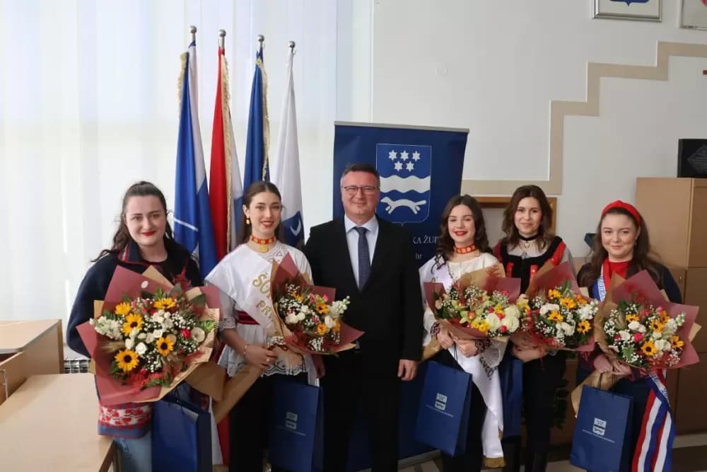Nagrađene Šokice i snaše na prijemu kod župana Marušića: Nekog odgojiti u duhu da čuva kulturu i tradiciju je nešto veliko